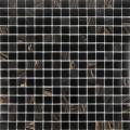 Gold line luxury Agate black glass mosaic tiles