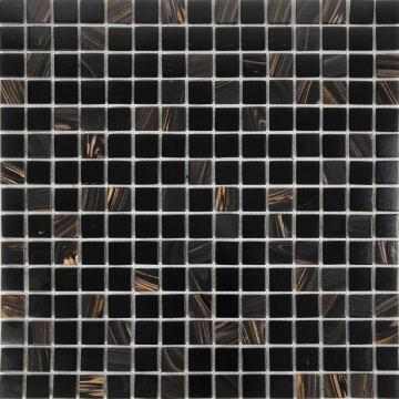 Gold Linie Luxus Achat Black Glass Mosaikfliesen