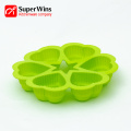 6-Cup Heart Shaped Bakeware Silicone Muffin Pan