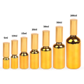 Botellas de gotero de vidrio de oro electroplacado para aceite esencial