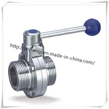 Stainless Steel Sanitary Butterfly Valve SMS Thread