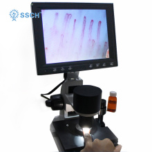 probador de capilaroscopio de pliegue de uñas con pantalla LED portátil