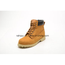 Nubuck Leather Rubber Cement Safety Shoes (LZ5003)