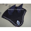 Hand Crochet Horse Flyy Mask Veils Pet Ear Bonnet