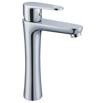 Grifo de lavabo alto contemporáneo para fregadero de recipientes