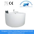 Triangle deepened freestanding corner tub