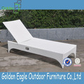 Luxury Elegance PE Rattan and Aluminum Sun Lounger