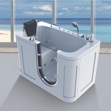 Handicap Bathtub Shower Whirlpool Massage Elderly Glass Shower Door BathroomTubs