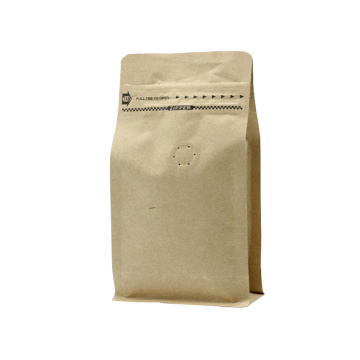 Bolsa de café de papel Kraft