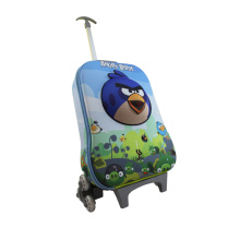 EVA 3D angery Bird cartoon trolley school bags Eva material school bag