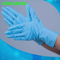 Gants d&#39;examen en nitrile jetables de haute qualité avec couleur bleue