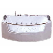 Banho de massagem Spa Jetteu banheiras de vidro transparente com luz LED