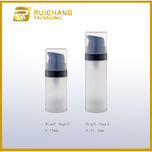 Small plastic airless pump bottles