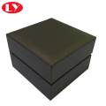 PU leather watch box with pillow inlay