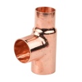 HVAC CXCXC Refrigeration Copper Fittings Reducing Tee Copper Pipes Fittings