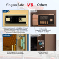 Latest cheap fingerprint CE certificate electric lock safes