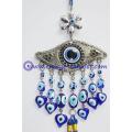 Metallic Blue Evil Eye Pendant Car Decoration