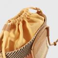 Straw Bucket Drawstring Bags for Women