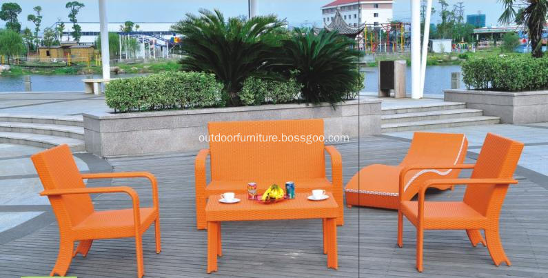 DLR1114 Modern Colorful Outdoor Furniture Armchairs Sofas