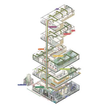 Solution de système d&#39;alimentation en gaz médical d&#39;hôpital