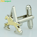 Men's Gold Cufflinks With Customized Design