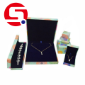 Jewelry ring logo printed boxes display wholesale