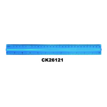 30CM Blue Aluminium Metal Scale Ruler