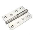 Silver Mirror-Polished 304 SS Cabinet Door Hinge