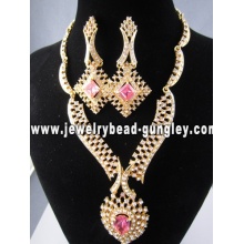 2012 fashion jewelry set gold plated