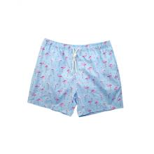 Summer Swim Custom Print Stretch Men's Beach Shorts