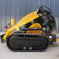 small skid steer front end loader with bucket