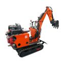 Hydraulic hammer mini excavator rotating grapple