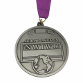 Medalha de recomendação de esmalte de corrida de prata