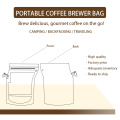 Individual Drip Pouches Travel-Friendly Single Serving Coffee Bags