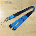 Nylon-Lanyard der hohen Qualität kundenspezifische Polyester-Hals