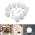 10 ampoules LED maquillage miroir miroir