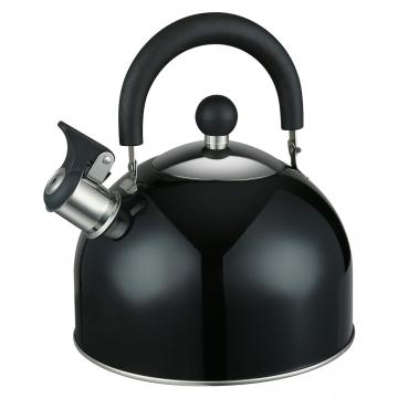 Household Painting Black Whistling Kettle