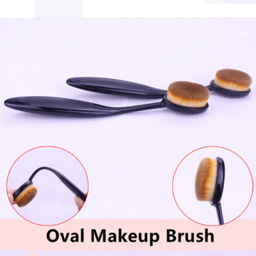 Toothbrush Style Facial Cleaning Single Oval Makeup Brush