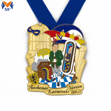 Medalhas comemorativas de carnaval de metal personalizado