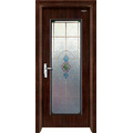 Steel Wooden Door with Glass