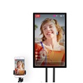 advertising display screen live stream mic