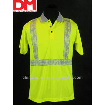 high visibility  reflective safety T-shirt