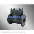 PVDF Swing Check Valve Flanged PN10