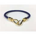 Fish Hook Buckle Leather Bracelet