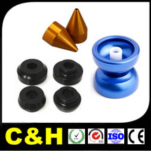 Black/Red/Blue Anodized Aluminum CNC Lathe Parts