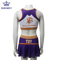 Girls Sexy Cheerleaders Sport Bra and skirts