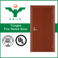 Puerta cortafuego de madera con certificado