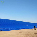 150g woven reinforced film blue waterproof PE tarpaulin