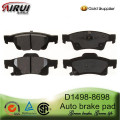 D1498-8698 Rear Brake Pad for 2011 Dodge and Jeep