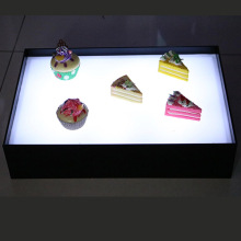 Caixa de exibição de acrílico LED Foods